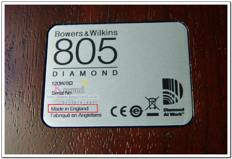 B&W 805D Speaker 스피커