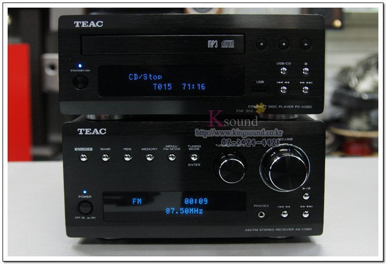 티악(Teac) AG-380, PD-380 전면모습
