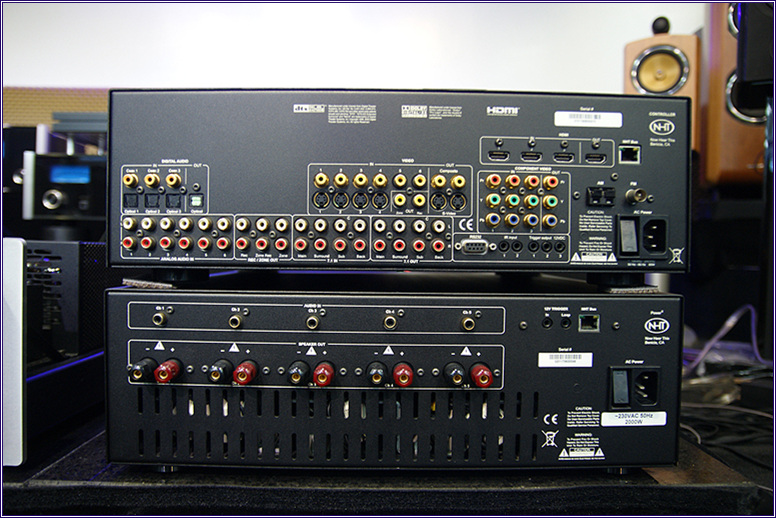 Nht Controller(AV프로세서)+ Nht Power5 Amplifier(5CH파워앰프) 매장전시품!!!, 리뷰Nht ...