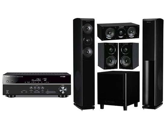 Yamaha RX-V381+Obsidian600 HCP 5.1CH(WH208)