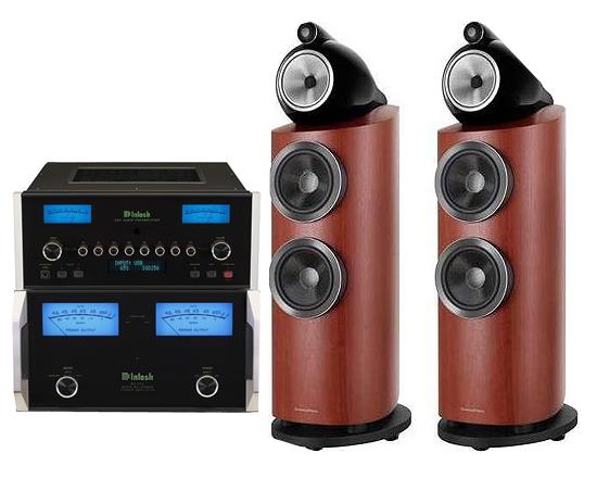 Mcintosh C53+MC462+B&W 802 D3 패키지 