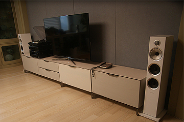 B&W 704S2 톨보이스피커, 데논 DRA-800 하이파이 설치기!!!