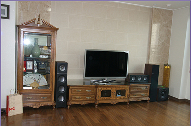KEF Q700 5.1ch, Denon AVR-1713, 블루레이 Pioneer BDP-140 매칭을 이용한 홈시어터 설치기
